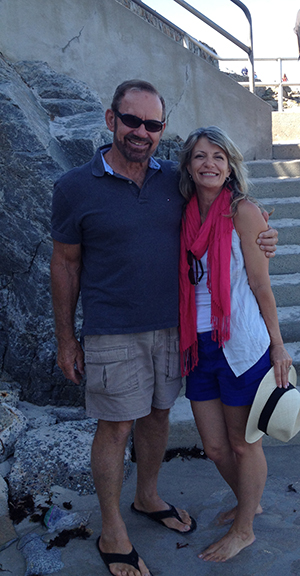 Christina next to Uncle Montery CA